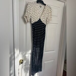 Polka Dot Maxi Dress